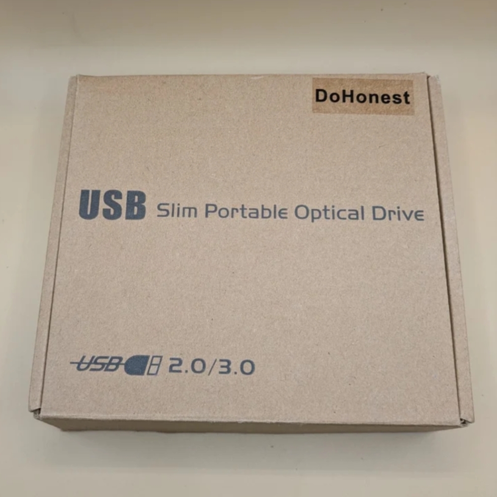 USB Slim Portable Optical Drive USB 2.0, 3.0 CD/DVD Combo Portable Disc Drive